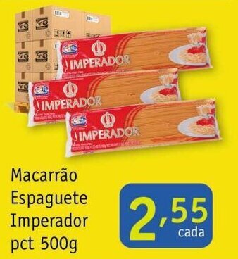 Macarrao Espaguete Imperador pct 500g