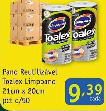 Nordestão Pano Reutilizavel Toalex Limppano 21cmx20cm pct c/50 oferta