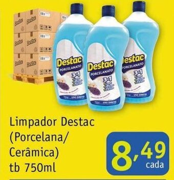 Limpador Destac (porcelana/ ceramica) tb 750ml