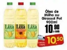 Oleo de Milho ou Girassol pet 900ml