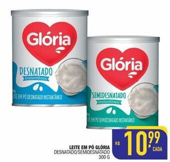 Mercantil Rodrigues Leite em pó glória 300g oferta