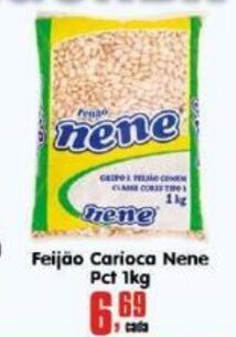 Higa's Supermercado Feijao Carioca Nene pct 1kg oferta