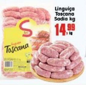 Higa's Supermercado Linguica Toscana Sadia 1kg oferta