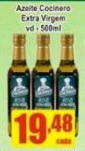 Azeite Cocinero Extra Virgem Pet 500ml