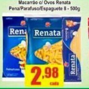 Macarrao c/ Ovos Renata 500g