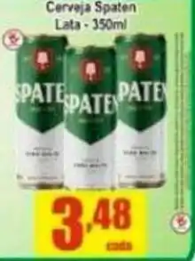 Cerveja Spaten lata 350ml