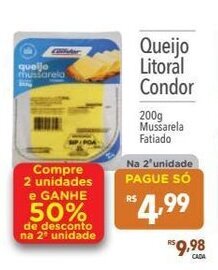 Queijo Litoral Condor 200g