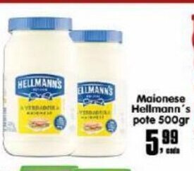Higa's Supermercado Maionese Hellmann's Pote 500g oferta