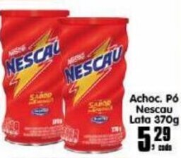 Higa's Supermercado Achoc. po Nescau lata 370g oferta