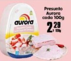 Higa's Supermercado Presunto Aurora Cada 100g oferta