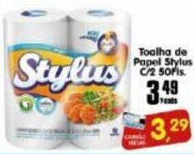Higa's Supermercado Toalha de Papel Stylus c/2 50 folhas oferta