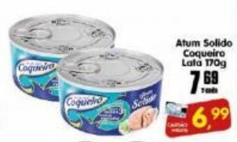 Higa's Supermercado Atum Solido Coqueiro lata 170g oferta