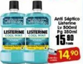 Higa's Supermercado Anti Septico Listerine Lv 500ml Pg 350ml oferta