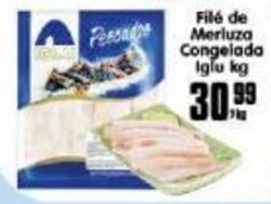 Higa's Supermercado File de Merluza Cong. Iglu 1kg oferta