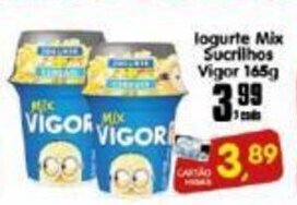 Higa's Supermercado Iogurte Mix Sucrilhos Vigor 165g oferta