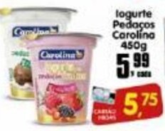 Higa's Supermercado Iogurte Pedacos Carolina 450g oferta