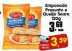Higa's Supermercado Empanado Presunto e Queijo Seara 120g oferta