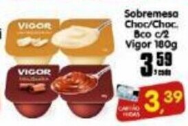Higa's Supermercado Sobremesa Choc/ Choc. Bco c/2 Vigor 180g oferta
