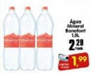 Higa's Supermercado Agua Mineral Bonafont Pet 1.5L oferta