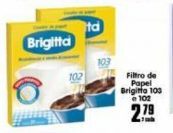 Filtro de Papel Brigitta 103 e 102