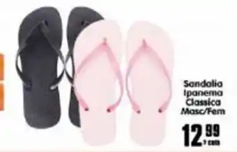 Higa's Supermercado Sandalia Ipanema Classica Masc/ Fem oferta