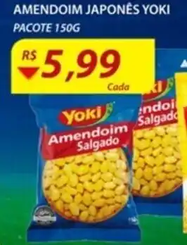 Assaí Atacadista Amendoim Japones Yoki 150g oferta