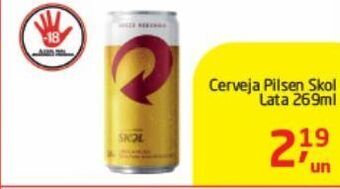 Tenda Atacado Cerveja pilsen skol 269ml oferta