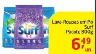Tenda Atacado Lava-roupas em pó surf 800g oferta