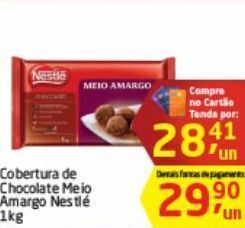 Tenda Atacado Cobertura de chocolate meio amargo nestlé kg oferta