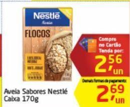 Tenda Atacado Aveia nestlé 170g oferta