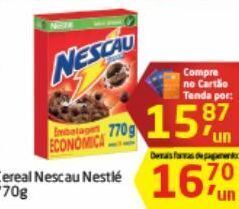 Tenda Atacado Cereal nescau nestlé oferta