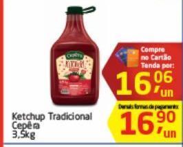 Tenda Atacado Ketchup cêpera 3.5kg oferta