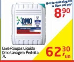 Tenda Atacado Lava-roupas líquido omo 7l oferta