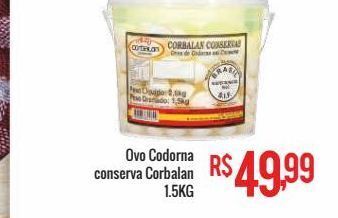 Ovo codorna conserva corbalan
