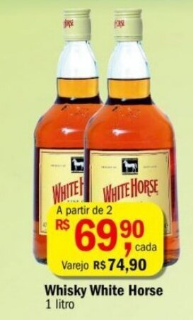 Ultrabox Whisky White Horse 1L oferta