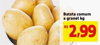 Mercado Extra Batata comum a granel 1kg oferta
