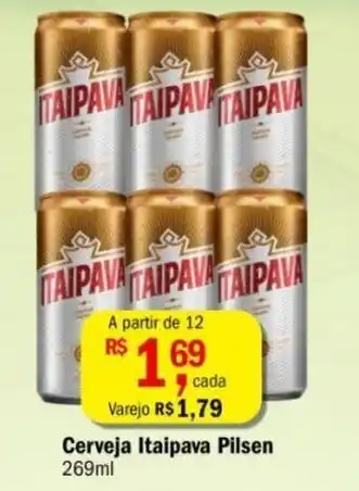 Ultrabox Cerveja Itaipava Pilsen 269ml oferta
