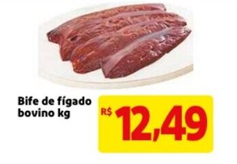 Mercado Extra Bife de Figado bovino 1kg oferta