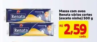 Massa con ovos Renata varios cortes 500g