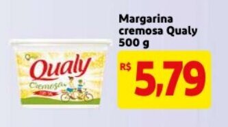Mercado Extra Margarina cremosa Qualy 500g oferta