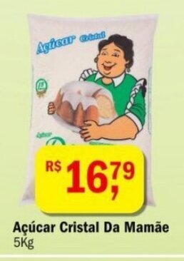 Ultrabox Acucar Cristal Da Mamae 5kg oferta