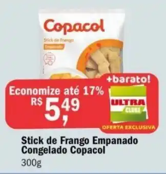 Ultrabox Stick de Frango Empanado Cong. Copacol 300g oferta