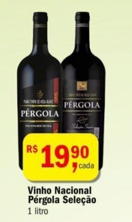 Ultrabox Vinho Nacional Pergola Selecao 1L oferta