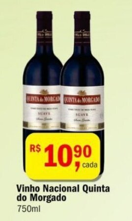 Ultrabox Vinho Nacional Quinta do Morgado 750ml oferta