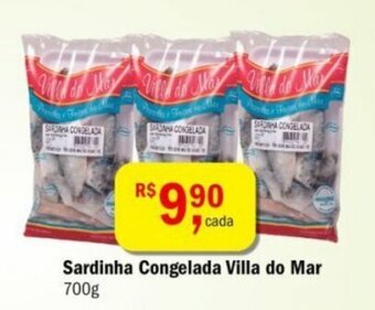 Ultrabox Sardinha Congelada Villa do Mar 700g oferta