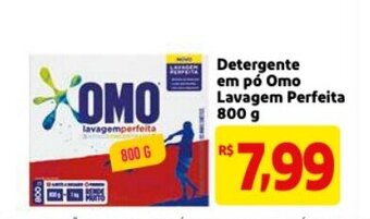 Detergente em Po Omo Lavagem Perfeita 800g