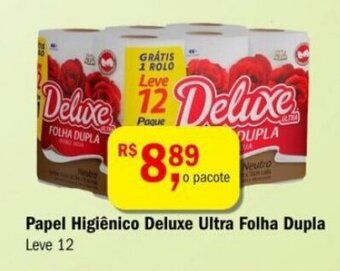 Ultrabox Papel Higiénico Deluxe Ultra Folha Dupla Leve 12 oferta