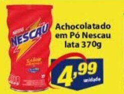 Vencedor Atacadista Achocolatado em po Nescau lata 370g oferta