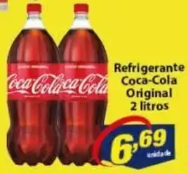 Vencedor Atacadista Refrigerante Coca Cola Original 2L oferta