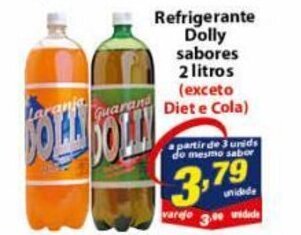 Vencedor Atacadista Refrigerante Dolly sabores 2L oferta